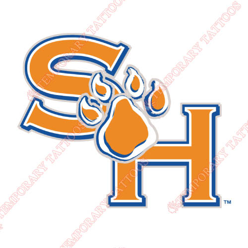 Sam Houston State Bearkats Customize Temporary Tattoos Stickers NO.6086